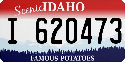 ID license plate I620473