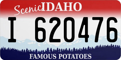ID license plate I620476
