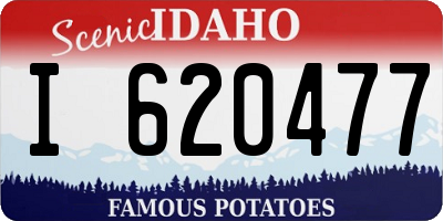 ID license plate I620477