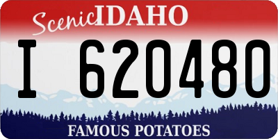 ID license plate I620480
