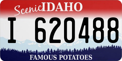 ID license plate I620488