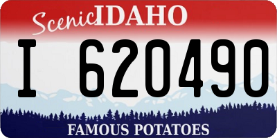ID license plate I620490