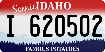 ID license plate I620502