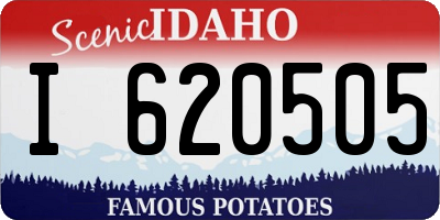 ID license plate I620505