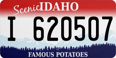ID license plate I620507