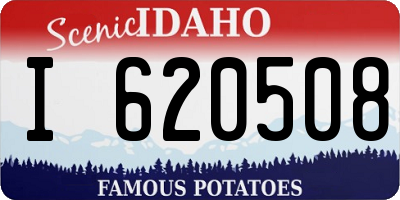 ID license plate I620508