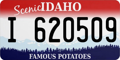 ID license plate I620509