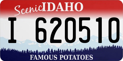 ID license plate I620510