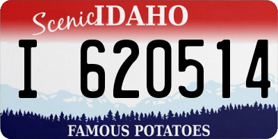 ID license plate I620514