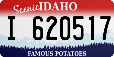ID license plate I620517