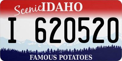 ID license plate I620520