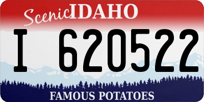 ID license plate I620522