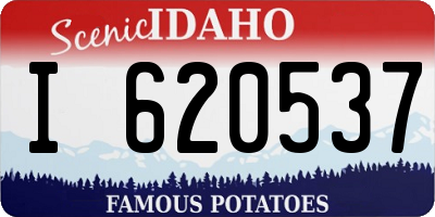 ID license plate I620537