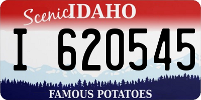 ID license plate I620545