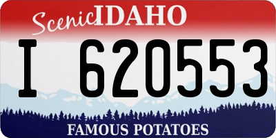 ID license plate I620553