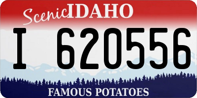 ID license plate I620556