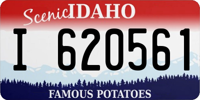 ID license plate I620561