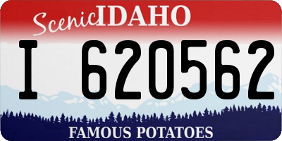 ID license plate I620562