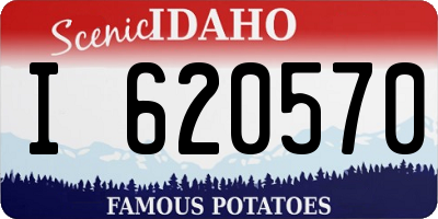 ID license plate I620570