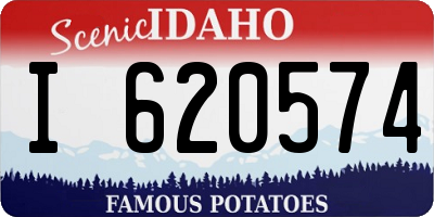 ID license plate I620574