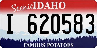 ID license plate I620583