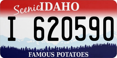 ID license plate I620590