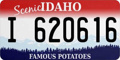 ID license plate I620616