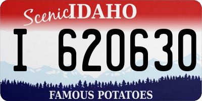 ID license plate I620630