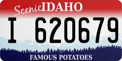 ID license plate I620679