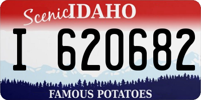 ID license plate I620682