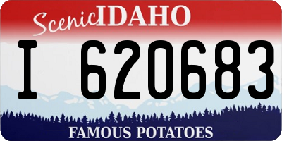 ID license plate I620683