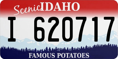 ID license plate I620717