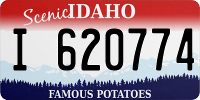 ID license plate I620774