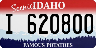 ID license plate I620800