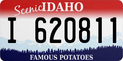 ID license plate I620811