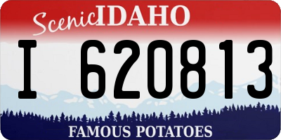 ID license plate I620813