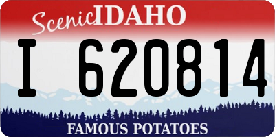 ID license plate I620814