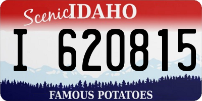 ID license plate I620815