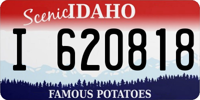 ID license plate I620818