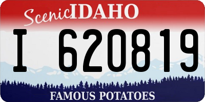 ID license plate I620819