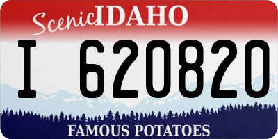 ID license plate I620820