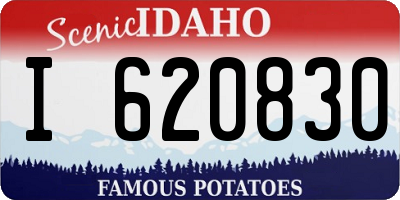 ID license plate I620830