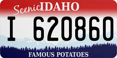 ID license plate I620860