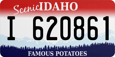 ID license plate I620861