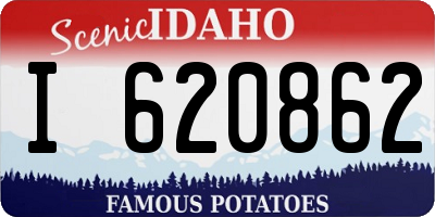 ID license plate I620862