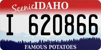 ID license plate I620866