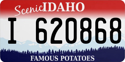 ID license plate I620868