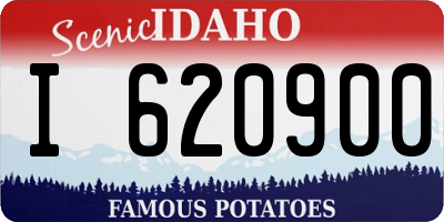 ID license plate I620900