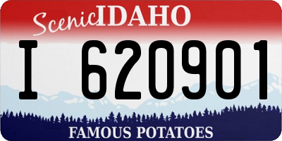 ID license plate I620901