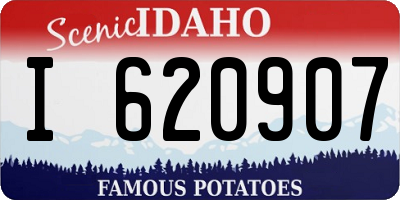 ID license plate I620907